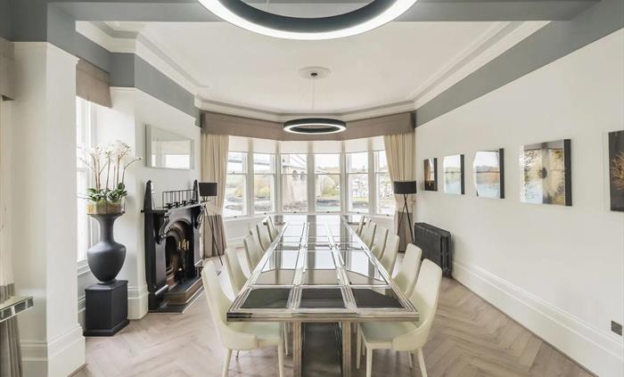 Telford House – Formal Dining Area with a View